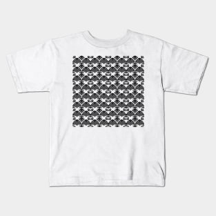 Art Deco classic pattern black Kids T-Shirt